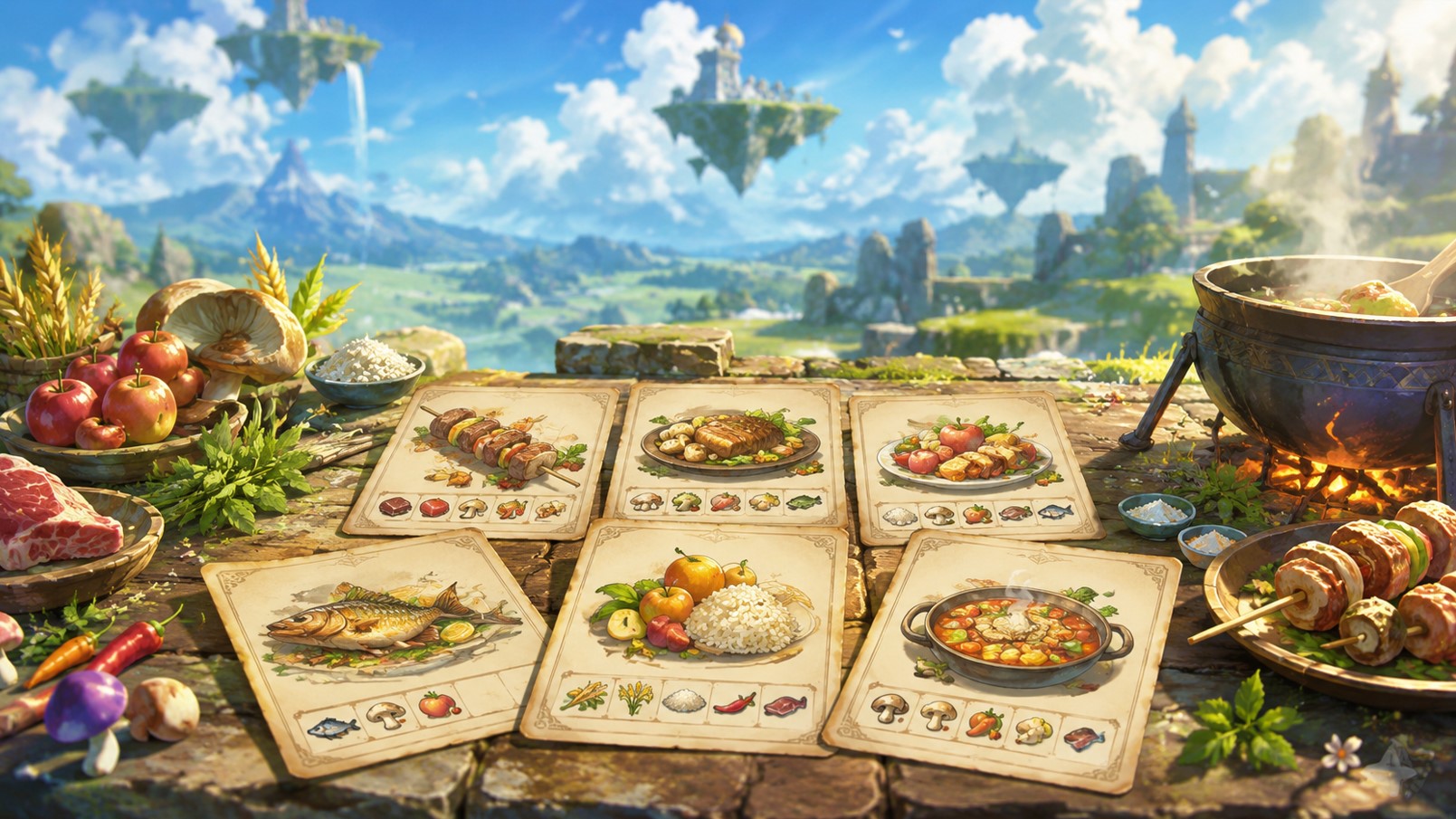 recipe cards in The Legend of Zelda Tears of the Kingdom