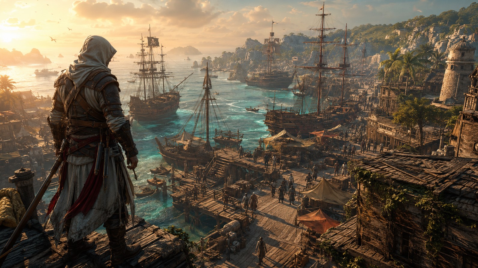 Pirate Port Life in Assassin’s Creed Black Flag Resynced