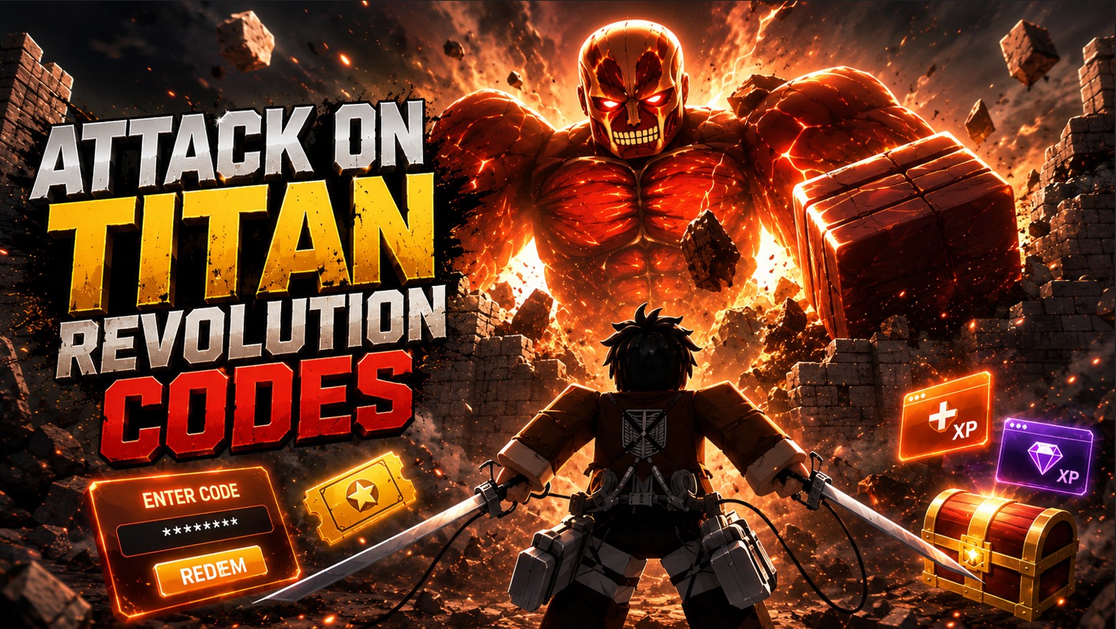 Attack on Titan Revolution Codes
