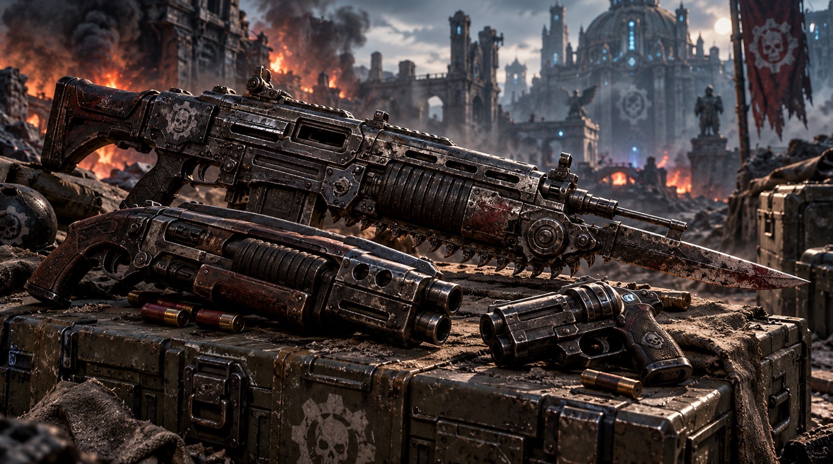 Gears of War E-Day Weapons