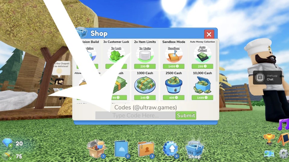 Restaurant Tycoon 3 Codes