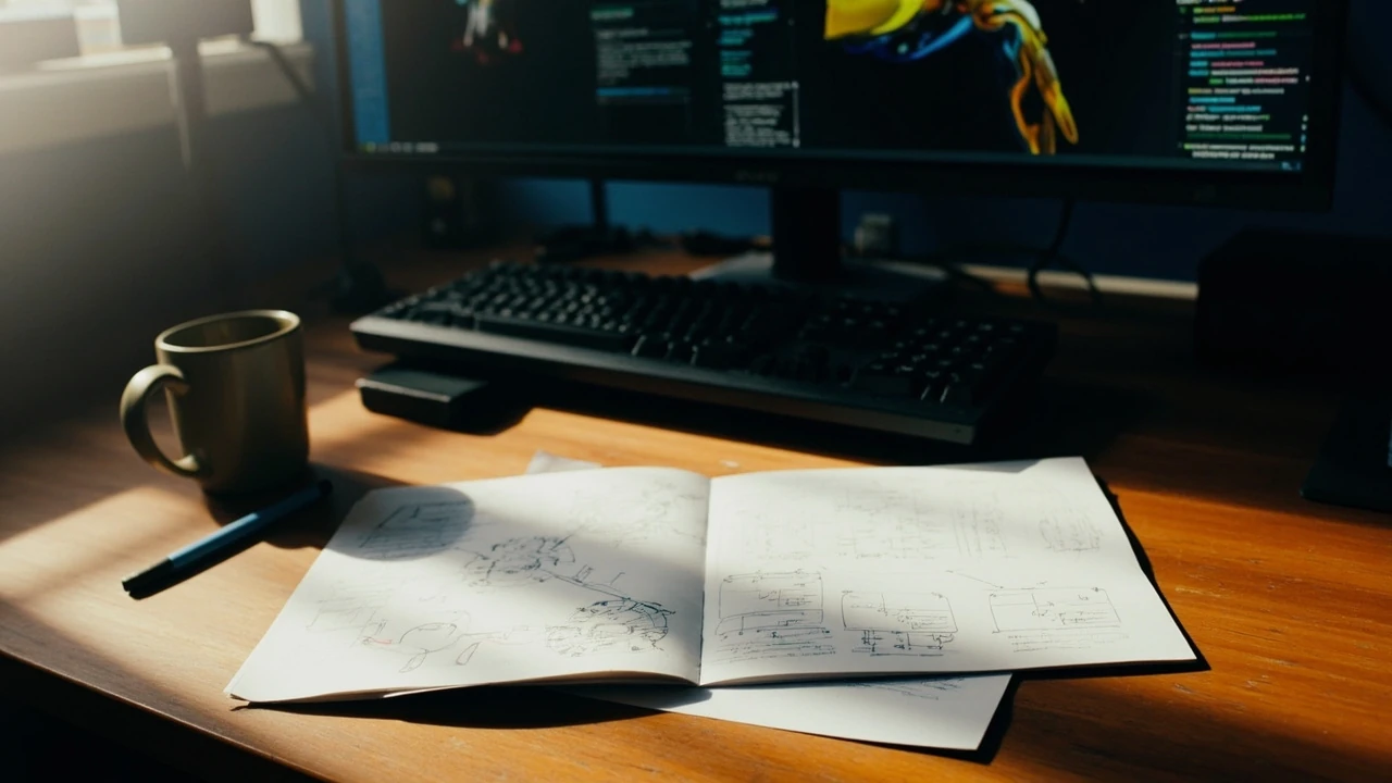 Best NFT game development company workspace with smart contract code and game engine view