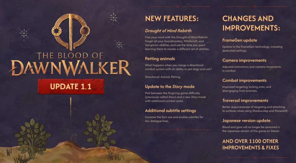 Blood of Dawnwalker Update